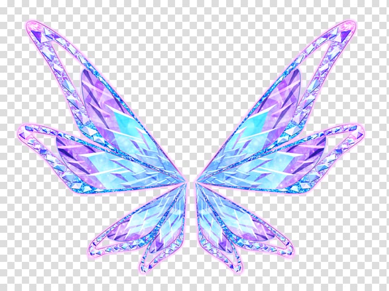 Bloom Tecna Musa The Trix Winx Club, Season 7, wings transparent background PNG clipart