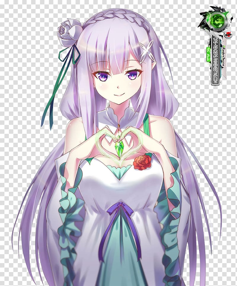 Anime Re:Zero − Starting Life in Another World Isekai Manga 雷姆, Anime transparent background PNG clipart