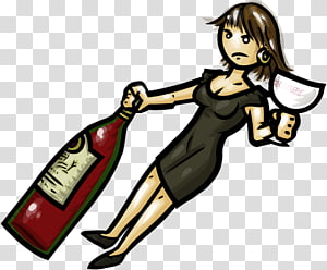 Character , Wine Girl transparent background PNG clipart thumbnail
