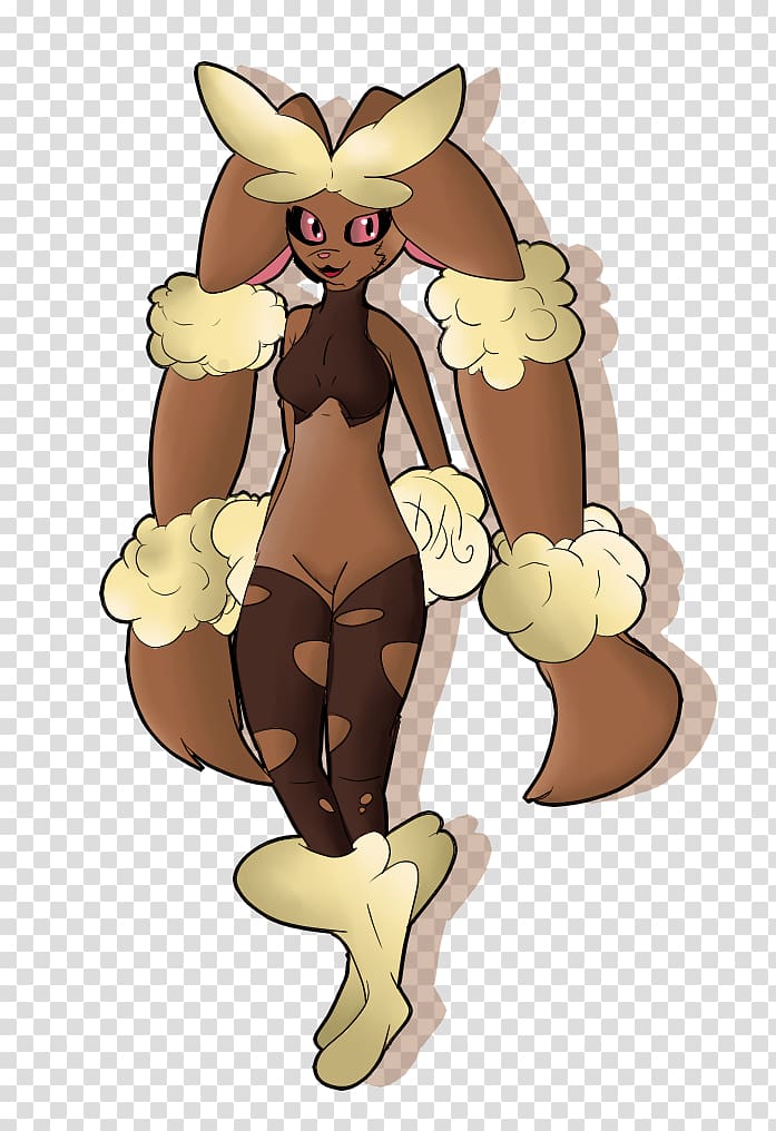 Lopunny Pikachu Pokémon GO Rabbit, long shadow numbers transparent background PNG clipart