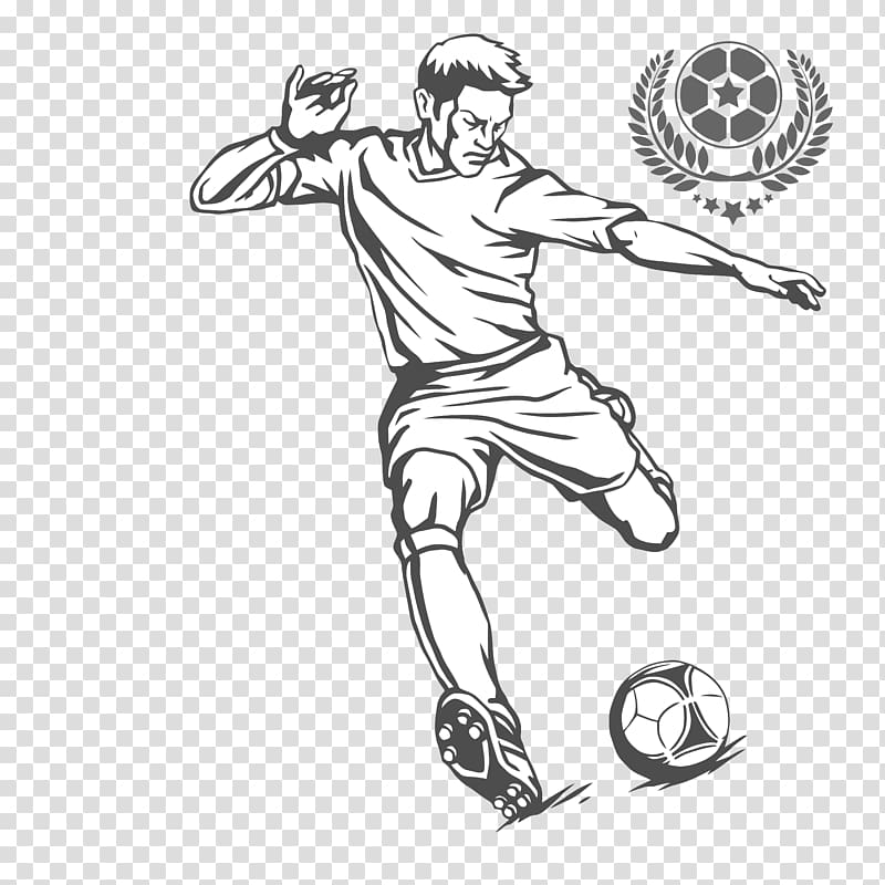 Football player, play football transparent background PNG clipart