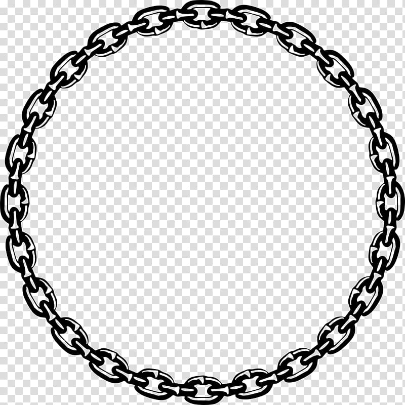 Chain , circle frame transparent background PNG clipart