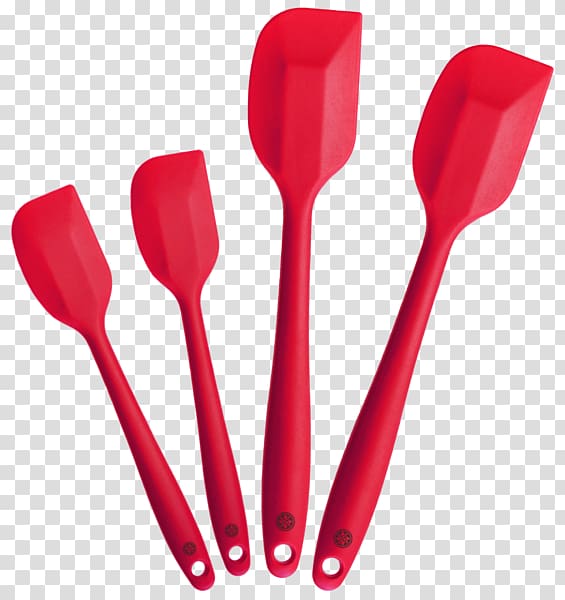 Spatula Kitchen utensil Silicone Non-stick surface Cookware, spoon transparent background PNG clipart