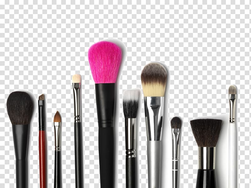 Cosmetics Makeup brush Rouge Foundation, others transparent background PNG clipart