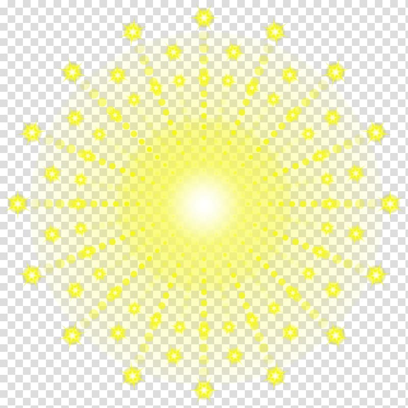 star light , Light Circle Point Yellow Pattern, Yellow Firework transparent background PNG clipart