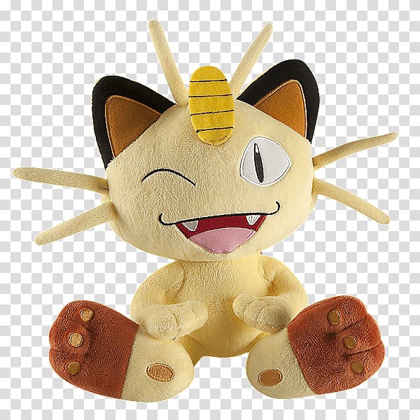 Pokémon X and Y Pikachu Meowth Stuffed Animals & Cuddly Toys Plush, Pokemon Toys transparent background PNG clipart