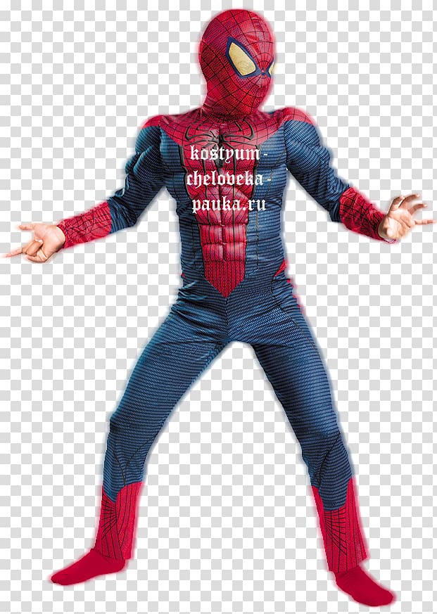 The Amazing Spider-Man Halloween costume Superhero movie, spiderman transparent background PNG clipart