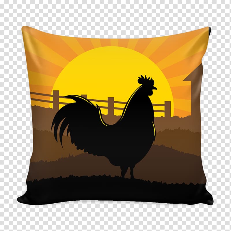 Rooster Throw Pillows Cushion, Throw Pillows transparent background PNG clipart