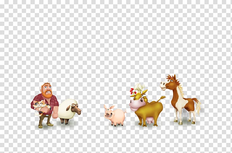 Desktop Animal Computer Figurine Cartoon, hay day transparent background PNG clipart