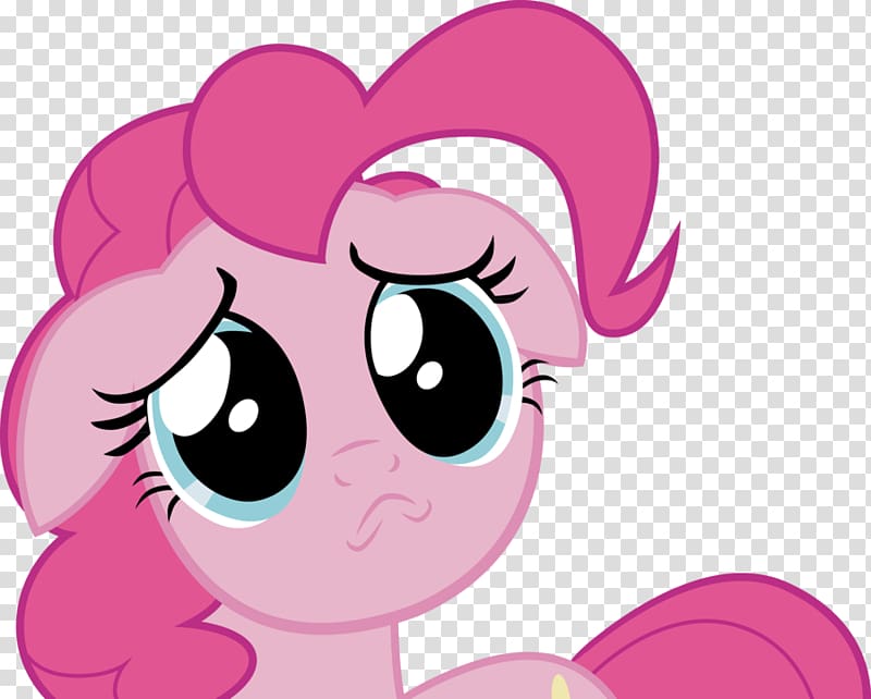 Pinkie Pie Rarity Applejack Pony Sadness, Unhappy Face transparent background PNG clipart