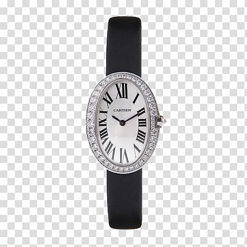 Cartier Tank Watch Strap Replica, Cartier Bathtub Female quartz watch transparent background PNG clipart