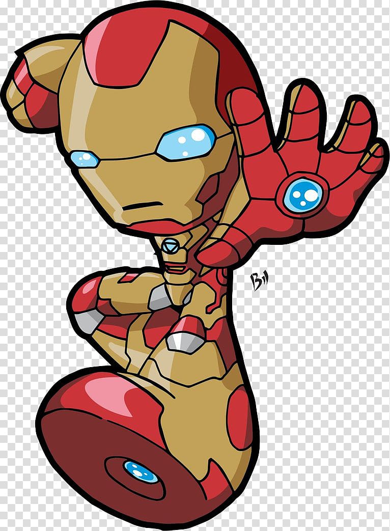 Marvel Iron-Man , Iron Man Drawing Chibi Comics , iron spiderman transparent background PNG clipart