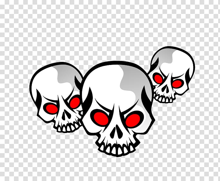 horror skull transparent background PNG clipart