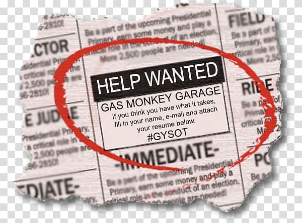 Jazzpodium de Tor Car Gas Monkey Garage Job Midway Girls Softball Complex, help wanted transparent background PNG clipart