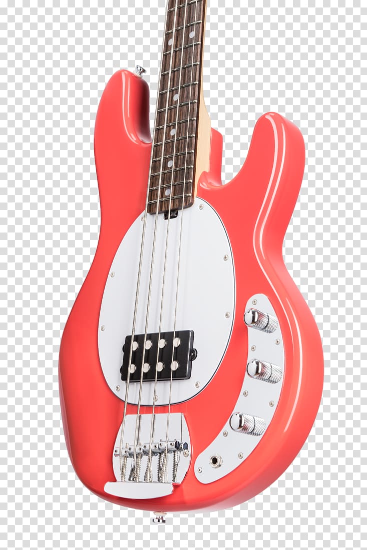 Music Man StingRay Bass guitar Musical Instruments String Instruments, Bass Guitar transparent background PNG clipart