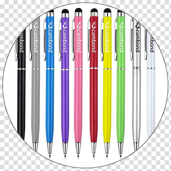 Stylus Ballpoint pen Touchscreen Capacitive sensing, pen transparent background PNG clipart