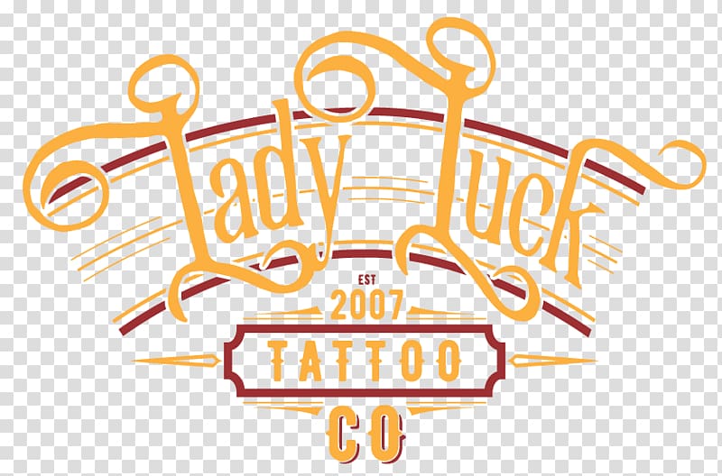 Logo Brand Tattoo Illustration Product design, lady luck transparent background PNG clipart