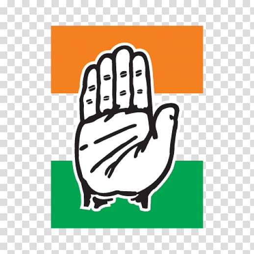 white and black hand logo illustration, Gujarat Karnataka Chief Minister Indian National Congress Bharatiya Janata Party, youth transparent background PNG clipart