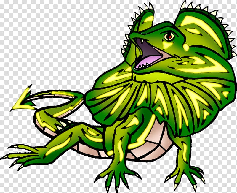 Frilled-neck lizard Reptile Frog , lizard transparent background PNG clipart