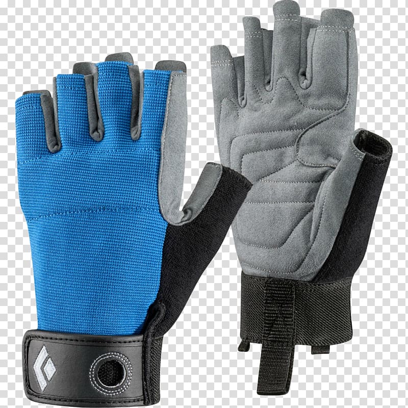 Black Diamond Equipment Climbing Glove Belaying Finger, gloves transparent background PNG clipart