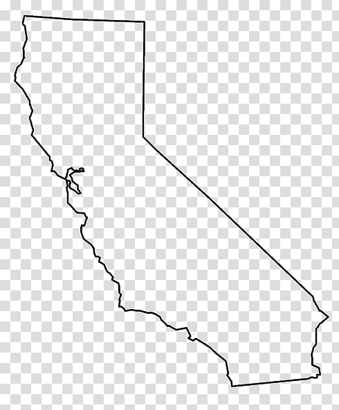 California , California map transparent background PNG clipart