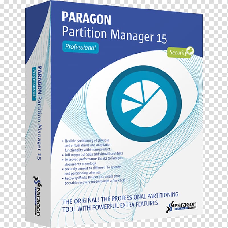 Paragon Partition Manager Paragon Software Group Disk partitioning Hard Drives, Paragon Partition Manager transparent background PNG clipart