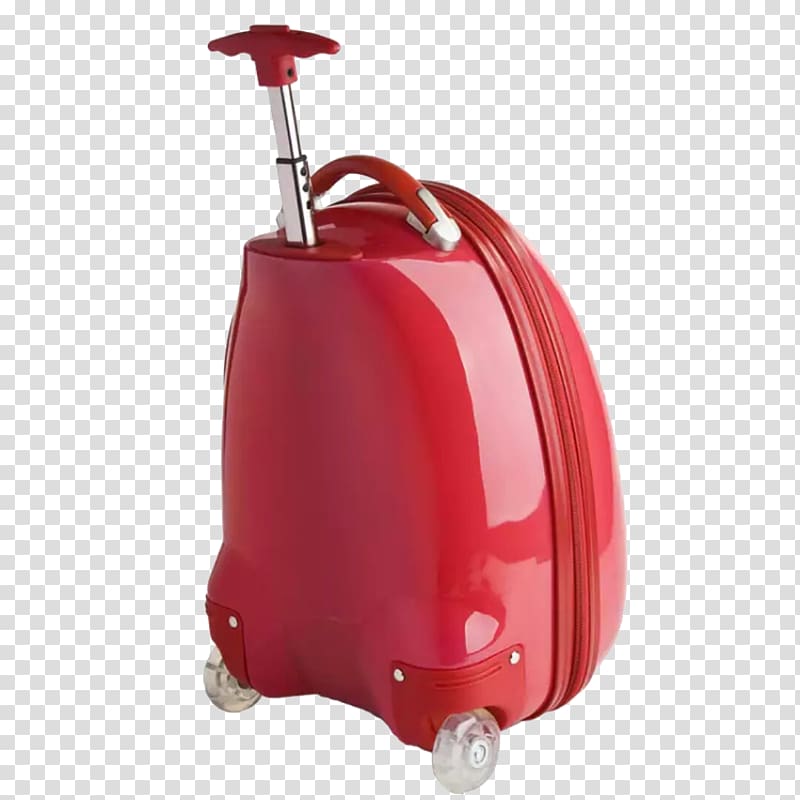 Hand luggage Suitcase Child Travel, Child suitcase behind transparent background PNG clipart