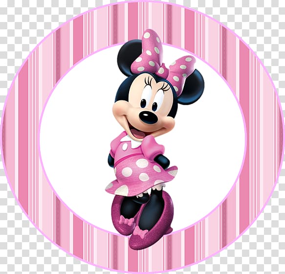 Minnie Mouse Mickey Mouse Wall decal , cupcake topper transparent background PNG clipart