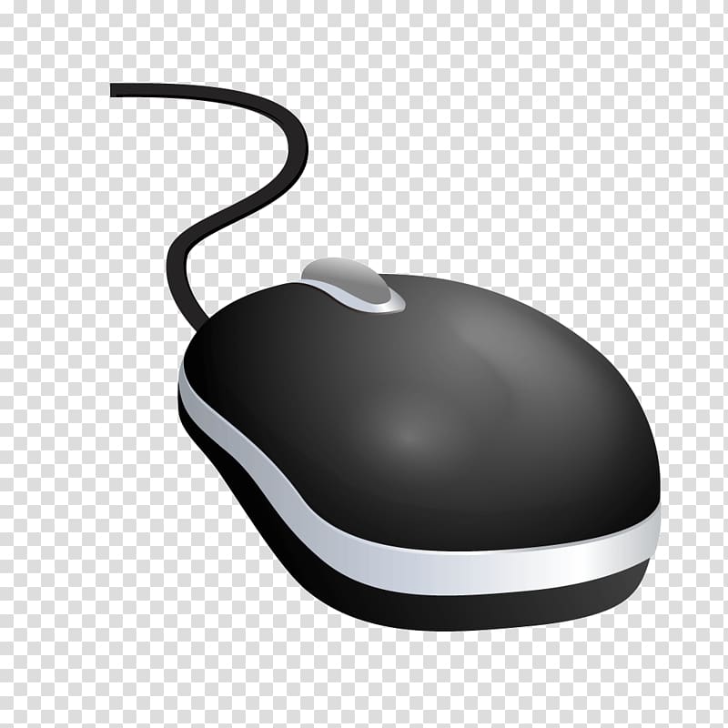 Computer mouse Icon, Black texture mouse computer accessories transparent background PNG clipart