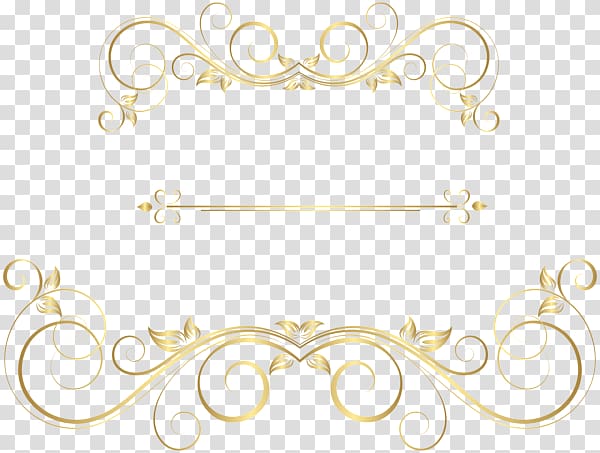 gold-colored boarders, Ornament Art , ornaments decoration transparent background PNG clipart