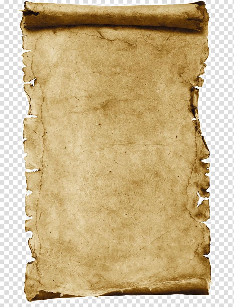 Paper Scroll Parchment, Kraft paper, brown paper transparent background PNG clipart