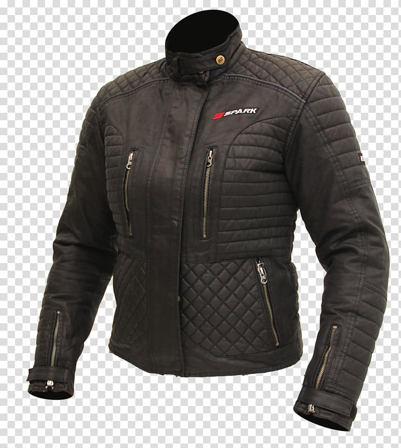 Leather jacket T-shirt REV\'IT!, jacket transparent background PNG clipart