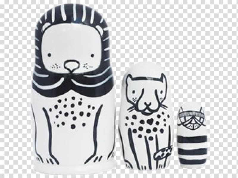 White Matryoshka doll Toy Wee Gallery, doll transparent background PNG clipart
