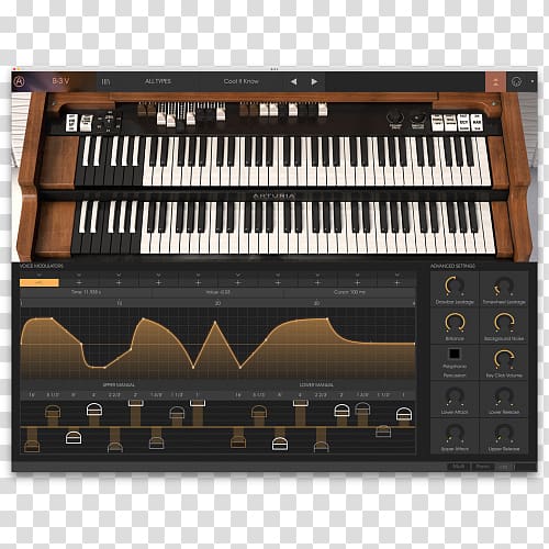 ARP 2600 Yamaha CS-80 Arturia Hammond organ Software synthesizer, musical instruments transparent background PNG clipart