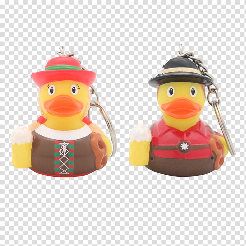 Rubber duck Aix Key Chains, duck transparent background PNG clipart