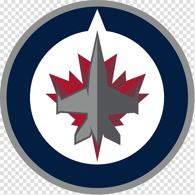 white and blue logo illustration, Winnipeg Jets Logo transparent background PNG clipart