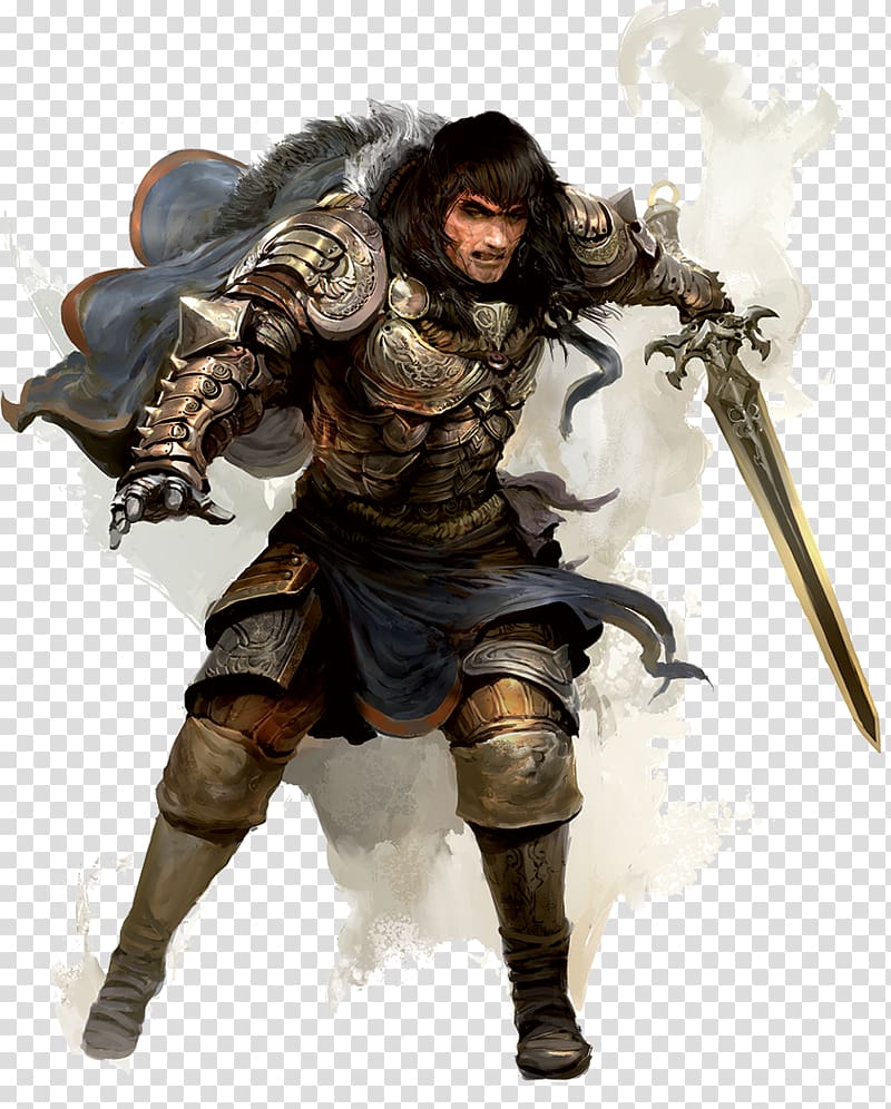 Dungeons & Dragons Pathfinder Roleplaying Game d20 System Warrior Human, warrior transparent background PNG clipart