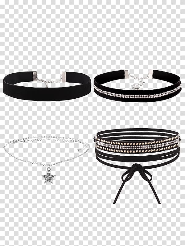 Earring Choker Necklace Clothing Accessories Silver, choker necklace transparent background PNG clipart
