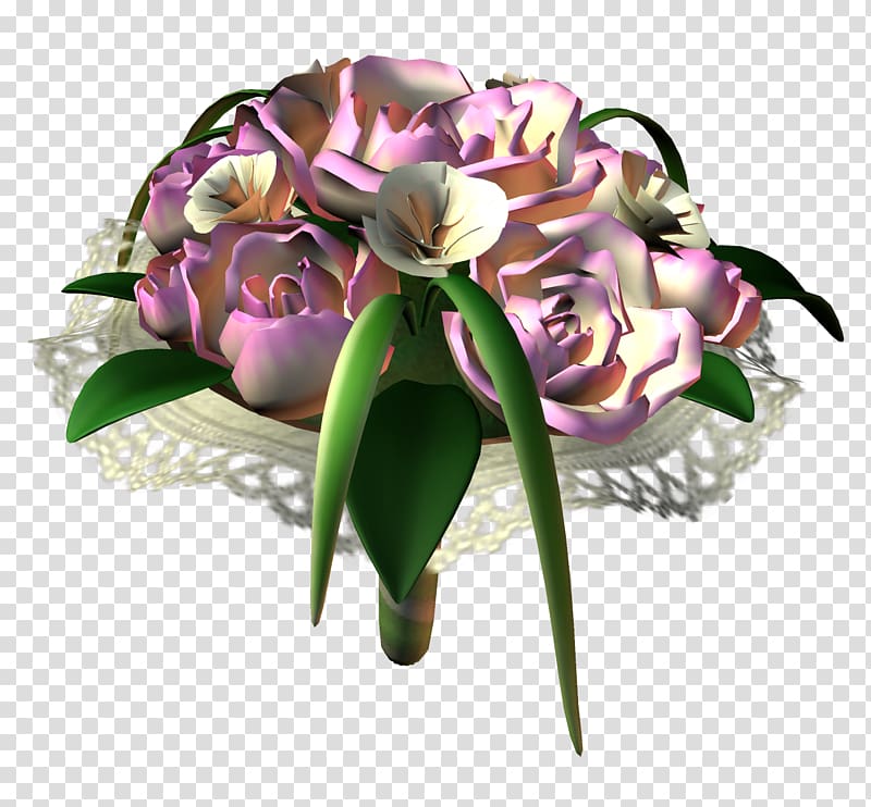 Cut flowers Floral design Flower bouquet Floristry, handpainted flowers transparent background PNG clipart