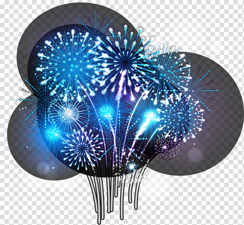 Fireworks, Blue dream fireworks transparent background PNG clipart