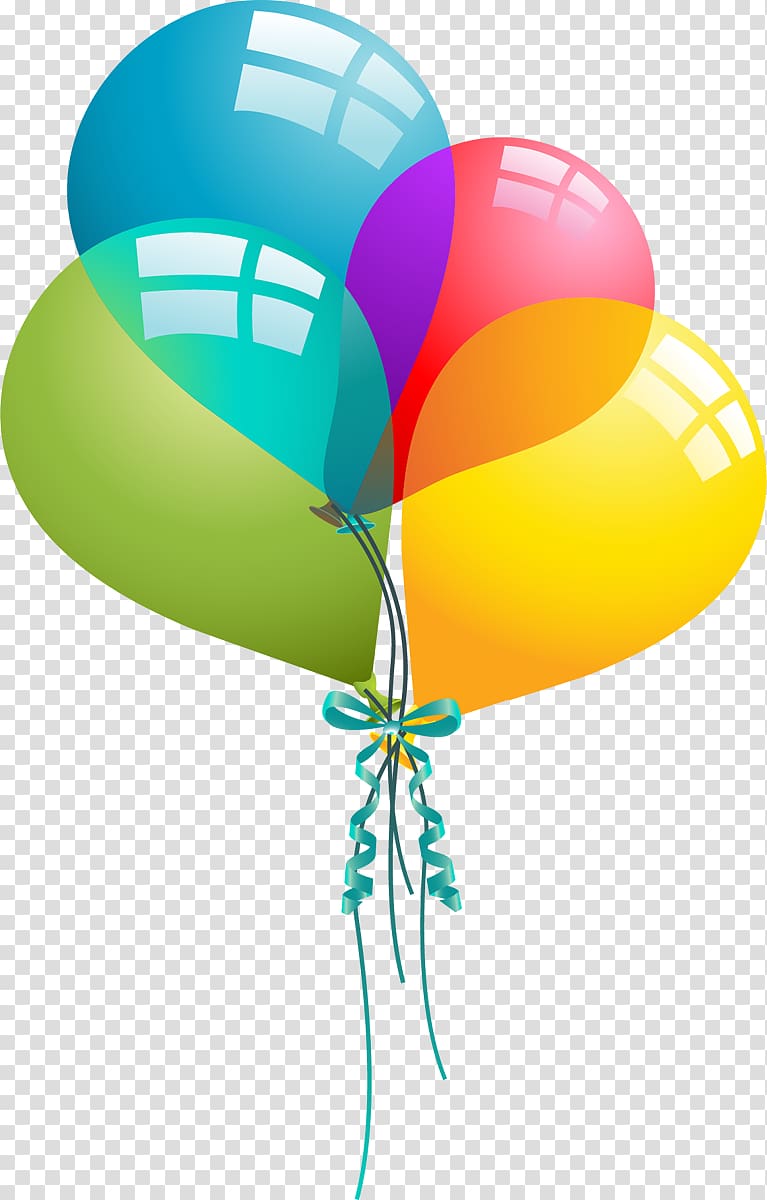 Birthday cake Wish Sister Happiness, Birthday Balloons transparent background PNG clipart