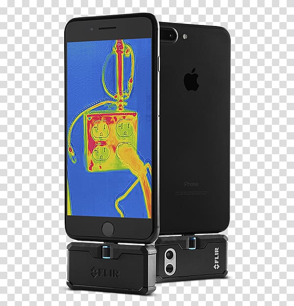 Forward-looking infrared FLIR Systems Thermographic camera Thermography iOS, fooling around night transparent background PNG clipart