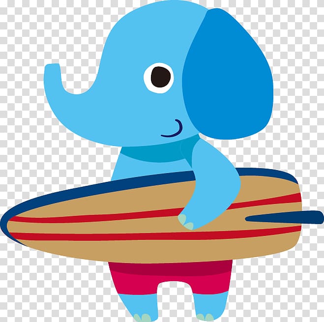 Elephant Illustration, Blue cartoon elephant pattern transparent background PNG clipart