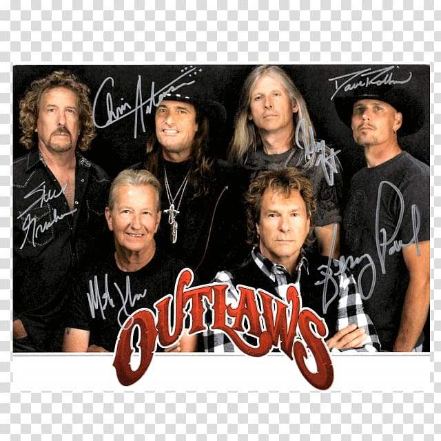 The Outlaws Music Southern rock Henry Paul Band, farewell transparent background PNG clipart