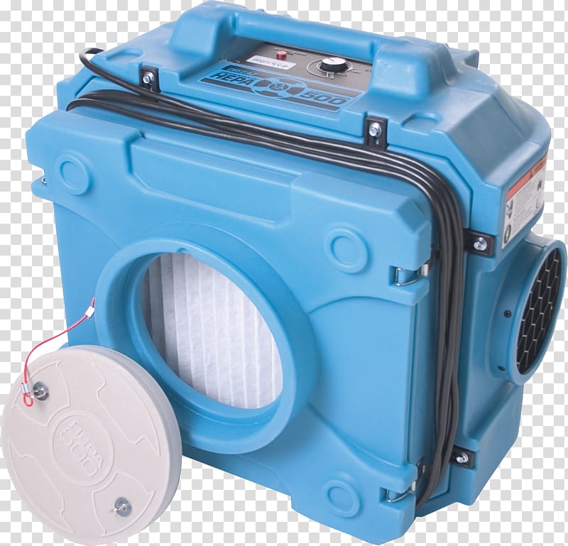 Dri-Eaz DefendAir HEPA 500 Air Purifiers Scrubber Air filter, powertrain transparent background PNG clipart