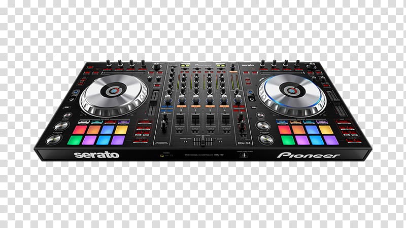 black Pioneer DJ turntable, Pioneer DJ Disc jockey DJ controller Virtual DJ DJM, cartoon dj transparent background PNG clipart