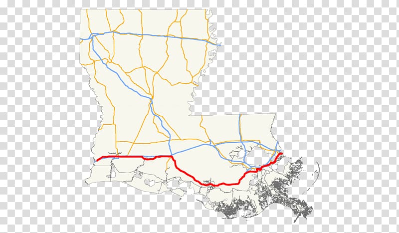 U.S. Route 90 Old Spanish Trail Louisiana Interstate 10 Westward Expansion Trails, interstate transparent background PNG clipart