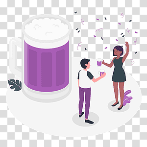 illustration, Beer Celebration, bar, friend, alcohol, beer, celebration, cheers, drinking, festive, party, event transparent background PNG clipart thumbnail