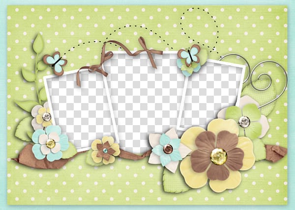 Paper Digital scrapbooking frame, Sange floral border transparent background PNG clipart