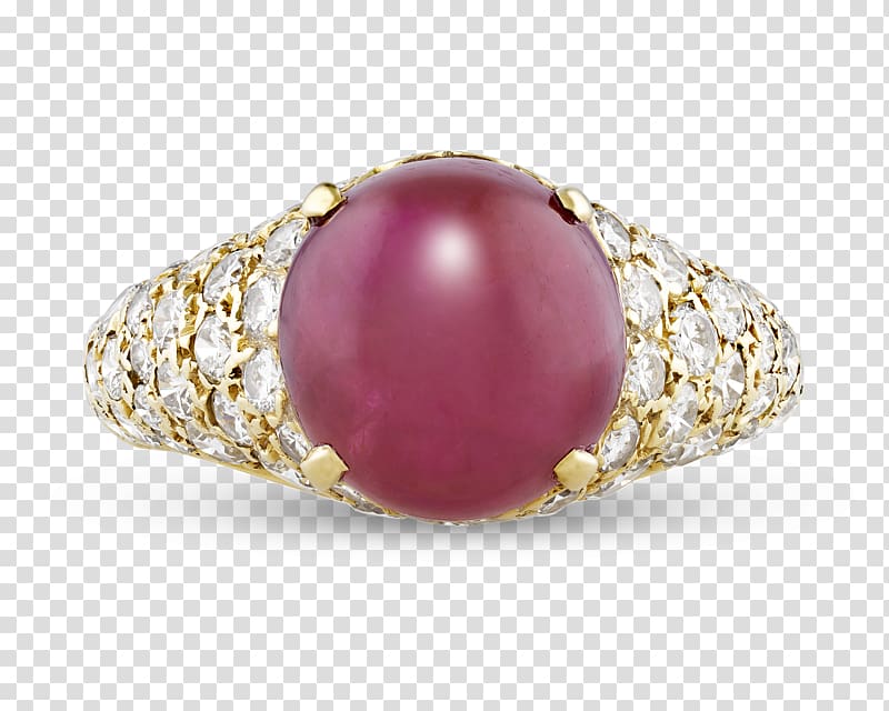 Jewellery Ruby Gemstone Ring Pearl, cobochon jewelry transparent background PNG clipart